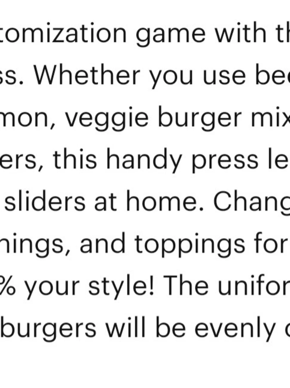 The Pampered Chef Buger & Slider Press